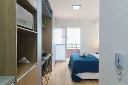 Studio - Quarto e Cozinha de kitnet/studio para alugar com 1 quarto, 28m² em Butantã, São Paulo
