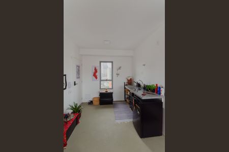 Cozinha de apartamento para alugar com 1 quarto, 28m² em Liberdade, São Paulo