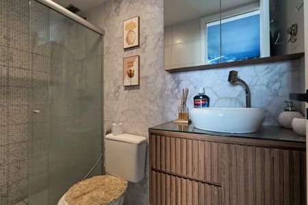 Apartamento para alugar com 69m², 2 quartos e 1 vagaBanheiro da Suíte