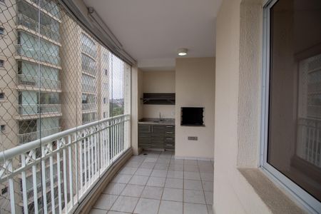 Varanda da Sala de apartamento para alugar com 3 quartos, 95m² em Jardim Arpoador, São Paulo