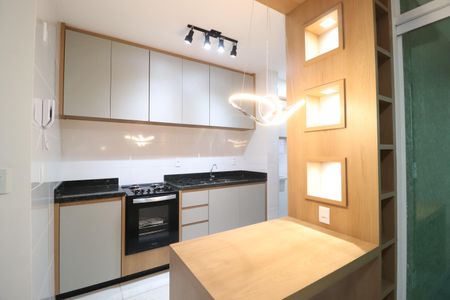 Cozinha de apartamento para alugar com 2 quartos, 66m² em Granja Marileusa, Uberlândia