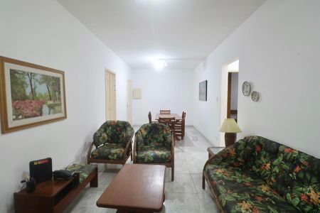 Sala de apartamento para alugar com 2 quartos, 90m² em Jardim Praiano, Guarujá
