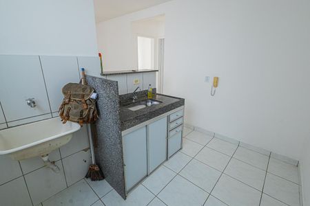 cozinha de apartamento à venda com 2 quartos, 64m² em Campo Alegre, Belo Horizonte