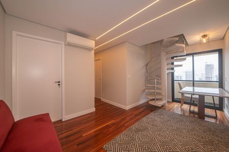 Sala de apartamento para alugar com 2 quartos, 79m² em Chácara Santo Antônio, São Paulo