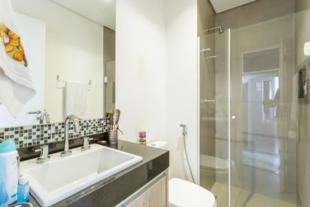 Studio para alugar com 29m², 1 quarto e 1 vaga Studio para alugar com 29m², 1 quarto e 1 vagaBanheiro