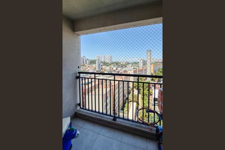 Varanda da Sala de apartamento à venda com 1 quarto, 56m² em Jardim Olavo Bilac, São Bernardo do Campo