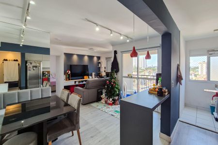 Sala de apartamento à venda com 1 quarto, 56m² em Jardim Olavo Bilac, São Bernardo do Campo