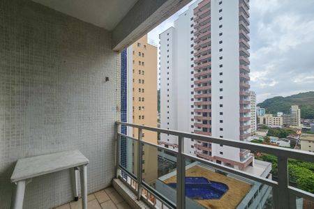 varanda de apartamento para alugar com 2 quartos, 90m² em Centro, Guarujá
