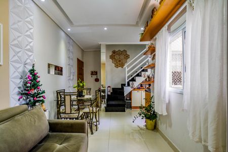 Sala de apartamento à venda com 2 quartos, 96m² em Vila Curuçá, Santo André