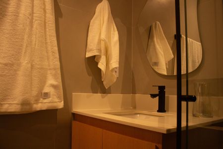 Apartamento à venda com 60m², 2 quartos e sem vagaBanheiro da Suíte