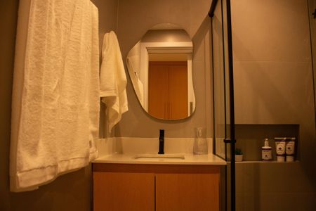 Apartamento à venda com 60m², 2 quartos e sem vagaBanheiro da Suíte