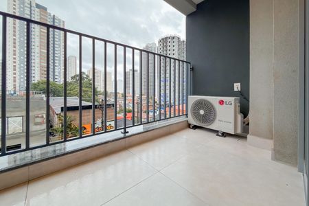 Studio à venda com 26m², 1 quarto e sem vagaVaranda