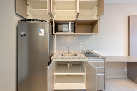 Studio à venda com 26m², 1 quarto e sem vagaCozinha - Armários