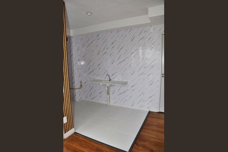 Apartamento para alugar com 35m², 2 quartos e sem vagaDetalhe - Cozinha Americana