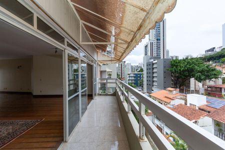 VARANDA de apartamento para alugar com 4 quartos, 258m² em Luxemburgo, Belo Horizonte