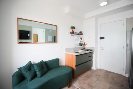 Sala de apartamento para alugar com 1 quarto, 25m² em Vila Nova Conceição, São Paulo