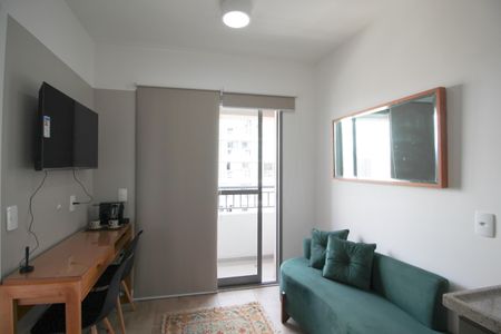 Sala de apartamento para alugar com 1 quarto, 25m² em Vila Nova Conceição, São Paulo