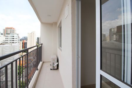 Studio para alugar com 30m², 1 quarto e sem vagaVaranda