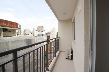 Studio para alugar com 30m², 1 quarto e sem vagaVaranda