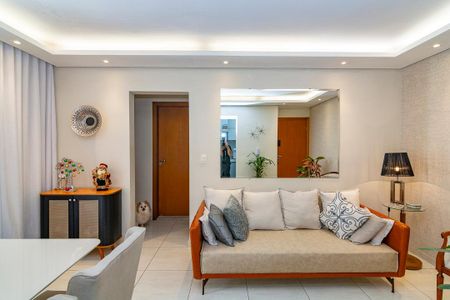 Sala de apartamento à venda com 2 quartos, 60m² em Havaí, Belo Horizonte