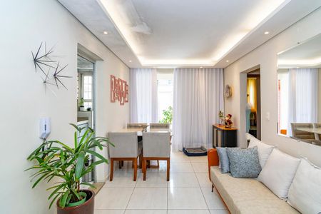 Sala de apartamento à venda com 2 quartos, 60m² em Havaí, Belo Horizonte