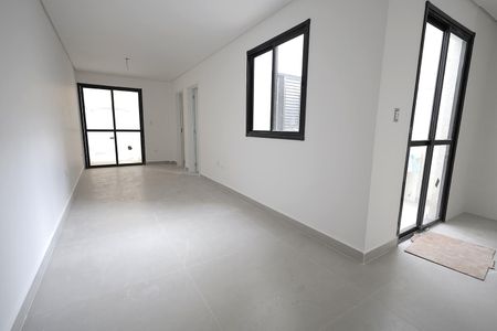 Sala de apartamento à venda com 2 quartos, 75m² em Jardim Bela Vista, Santo André