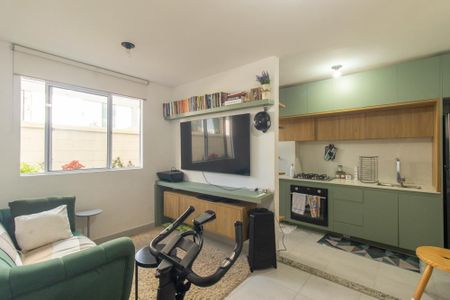 Sala de apartamento para alugar com 2 quartos, 60m² em Uberaba, Curitiba