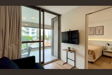 Sala de apartamento para alugar com 1 quarto, 44m² em Paraíso, São Paulo
