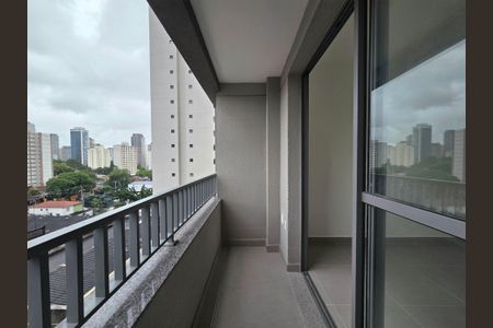 Varanda de kitnet/studio para alugar com 1 quarto, 25m² em Vila Olímpia, São Paulo