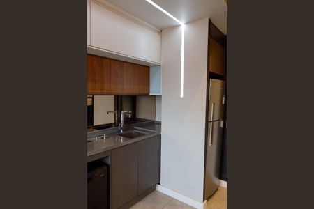 Studio à venda com 26m², 1 quarto e 1 vagaCozinha