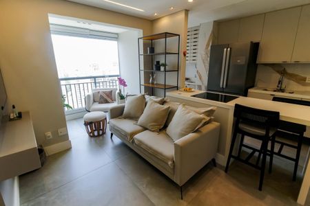 Sala de apartamento para alugar com 1 quarto, 56m² em Vila Andrade, São Paulo