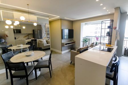 Sala de apartamento para alugar com 1 quarto, 56m² em Vila Andrade, São Paulo