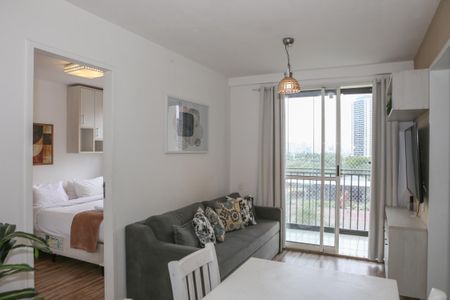 Sala de apartamento para alugar com 1 quarto, 45m² em Água Branca, São Paulo