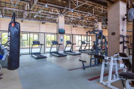 Apartamento para alugar com 45m², 1 quarto e 1 vaga Apartamento para alugar com 45m², 1 quarto e 1 vagaÁrea comum - Academia