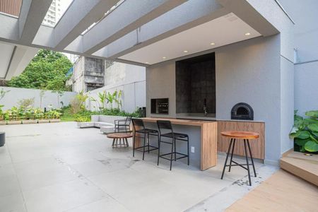 Studio para alugar com 42m², 1 quarto e sem vaga Studio para alugar com 42m², 1 quarto e sem vagaÁrea comum - Churrasqueira