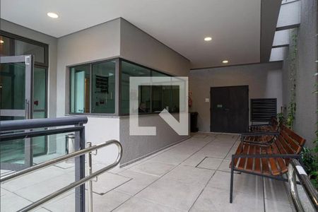 Studio para alugar com 42m², 1 quarto e sem vaga Studio para alugar com 42m², 1 quarto e sem vagaFachada e portaria