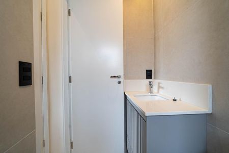 Studio para alugar com 42m², 1 quarto e sem vaga Studio para alugar com 42m², 1 quarto e sem vagaBanheiro da Suíte