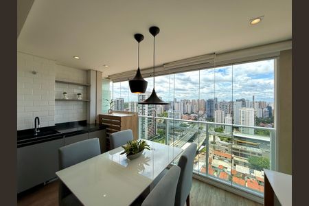 Sacada da Sala de apartamento para alugar com 1 quarto, 38m² em Cidade Monções, São Paulo