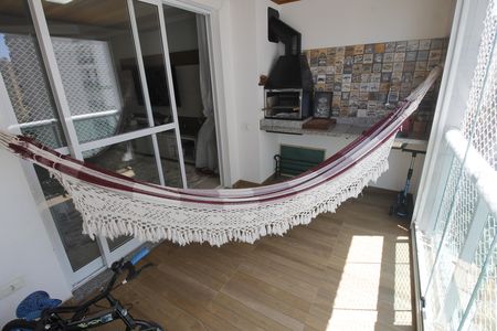 Varanda gourmet de apartamento para alugar com 4 quartos, 117m² em Chácara Agrindus, Taboão da Serra