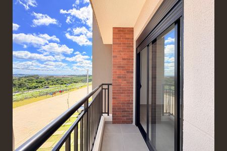 Casa de condomínio à venda com 90m², 2 quartos e 2 vagasSuíte 1 - Varanda