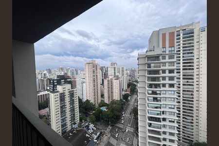 Studio para alugar com 30m², 1 quarto e sem vagaVaranda e área técnica 