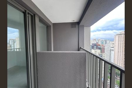 Studio para alugar com 30m², 1 quarto e sem vagaVaranda e área técnica 