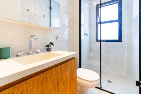 Banheiro de apartamento para alugar com 2 quartos, 68m² em Perdizes, São Paulo