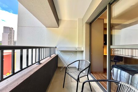 Varanda de kitnet/studio para alugar com 1 quarto, 32m² em Vila Santa Catarina, São Paulo