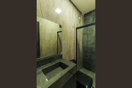 Banheiro de kitnet/studio à venda com 1 quarto, 27m² em Alto da Mooca, São Paulo