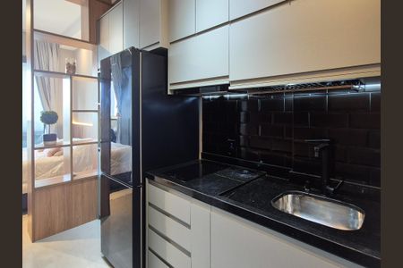 Studio à venda com 26m², 1 quarto e sem vagaCozinha