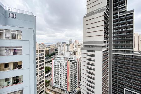 Sala - Vista de apartamento para alugar com 2 quartos, 54m² em Bela Vista, São Paulo