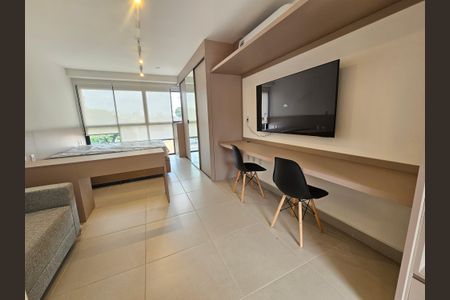 Studio para alugar com 30m², 1 quarto e sem vaga Studio para alugar com 30m², 1 quarto e sem vagaSala/Quarto