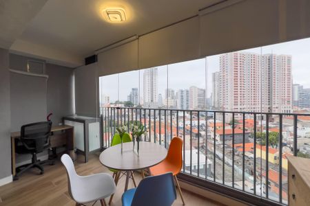Studio para alugar com 36m², 1 quarto e sem vagaVaranda