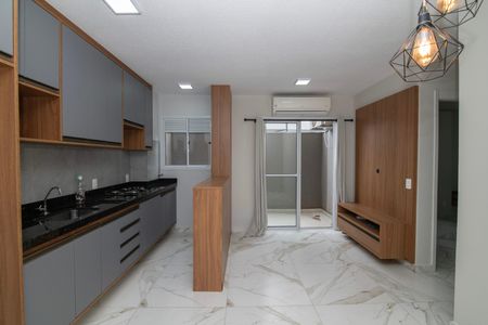 Sala de apartamento para alugar com 2 quartos, 50m² em Jardim Santa Clara do Lago Ii, Hortolândia